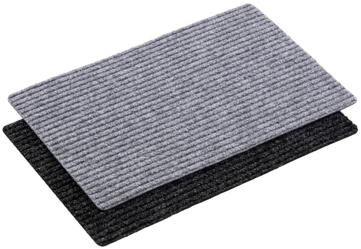 Fußmatte Matthias 40x60 cm Schmutzabweisend - Grau, Basics, Kunststoff (40/60cm) - Ondega