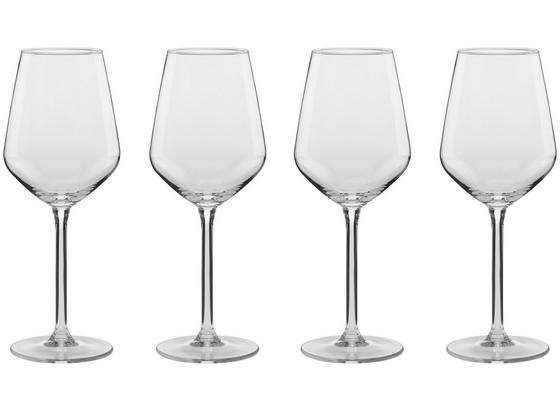 Kelchglas-Set Iskandar, ca. 380ml, 4 Stück - Klar, MODERN, Glas (0,38l) - Luca Bessoni Kelchglas-Set Iskandar, ca. 380ml, 4 Stück - Klar, MODERN, Glas (0,38l) - Luca Bessoni