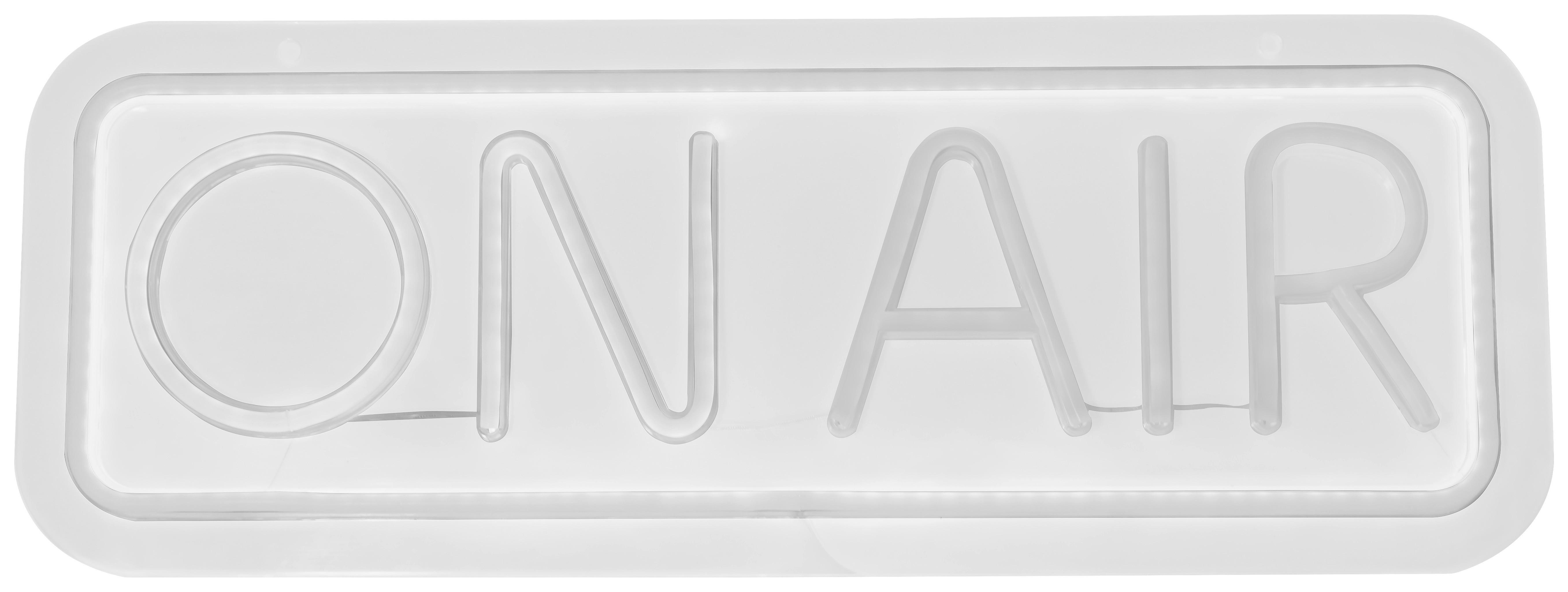 Led Falilámpa Air - áttetsző/fehér, Basics, műanyag (60/21/1,9cm) - Luca Bessoni