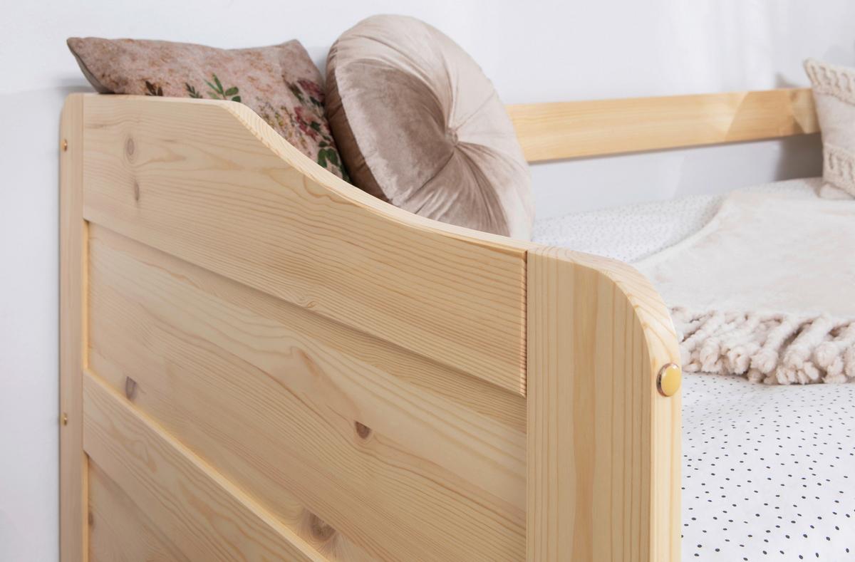 Stauraumbett 970484 Nelly - Naturfarben, MODERN, Holz (90/200cm) - MID.YOU