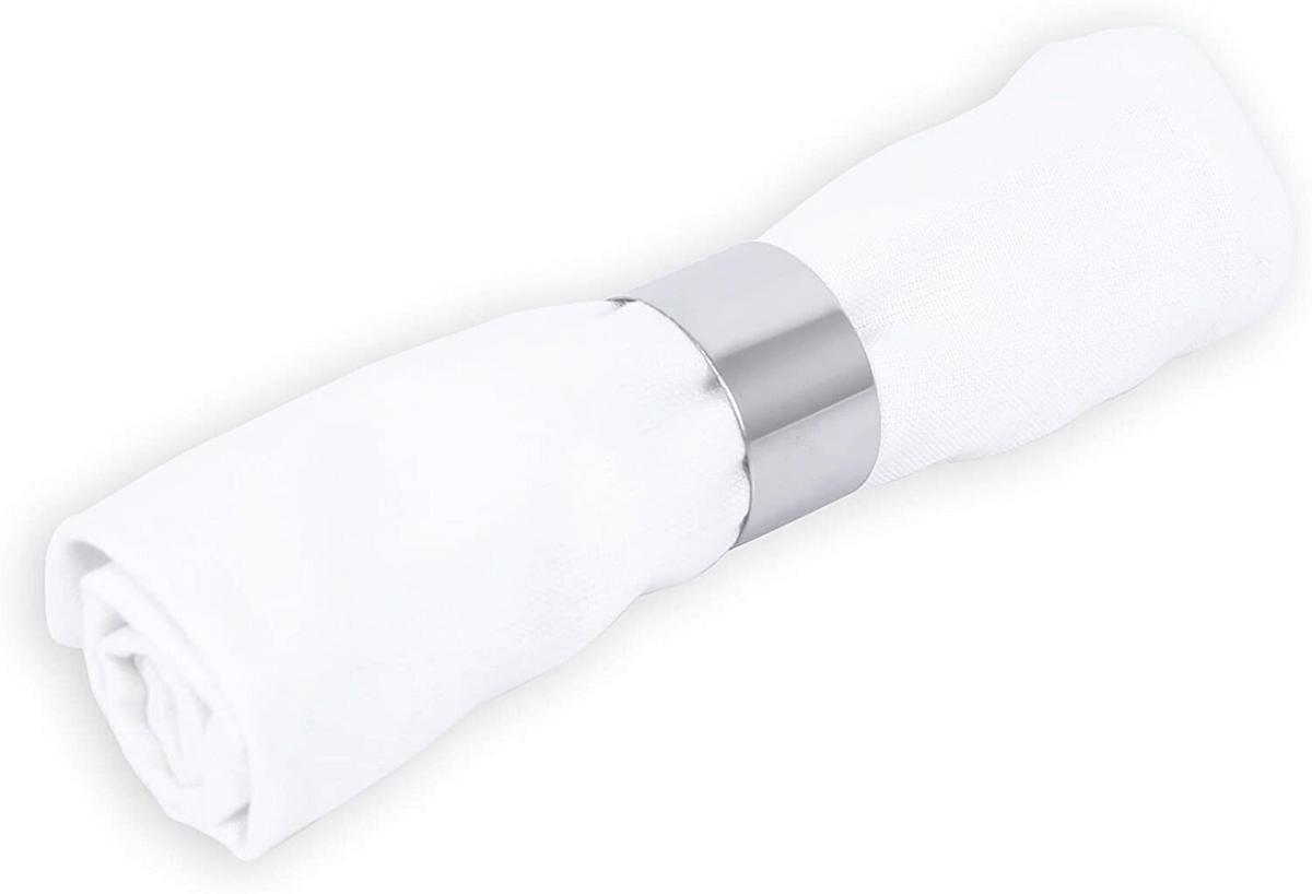 Serviettenringeset Ew-Nr-2107 - Silberfarben, Basics, Metall (4/2,5cm) - Echtwerk