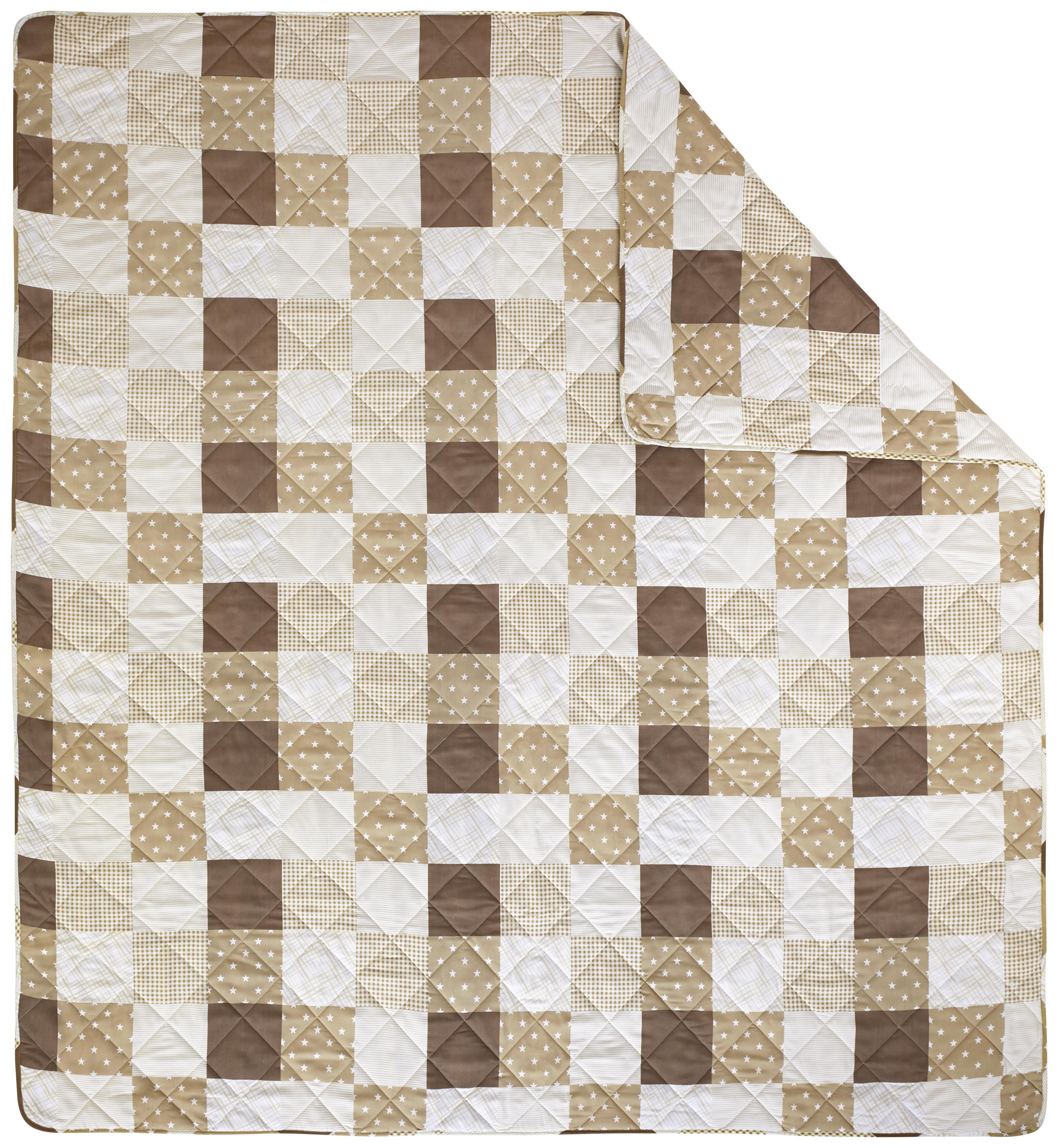 Takaró Alina - Bézs/Fehér, romantikus/Landhaus, Textil (220/240cm) - James Wood