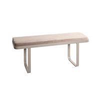 LAVICA DARIO 2 - kašmírová, Konventionell, kov/textil (115/48/36cm)