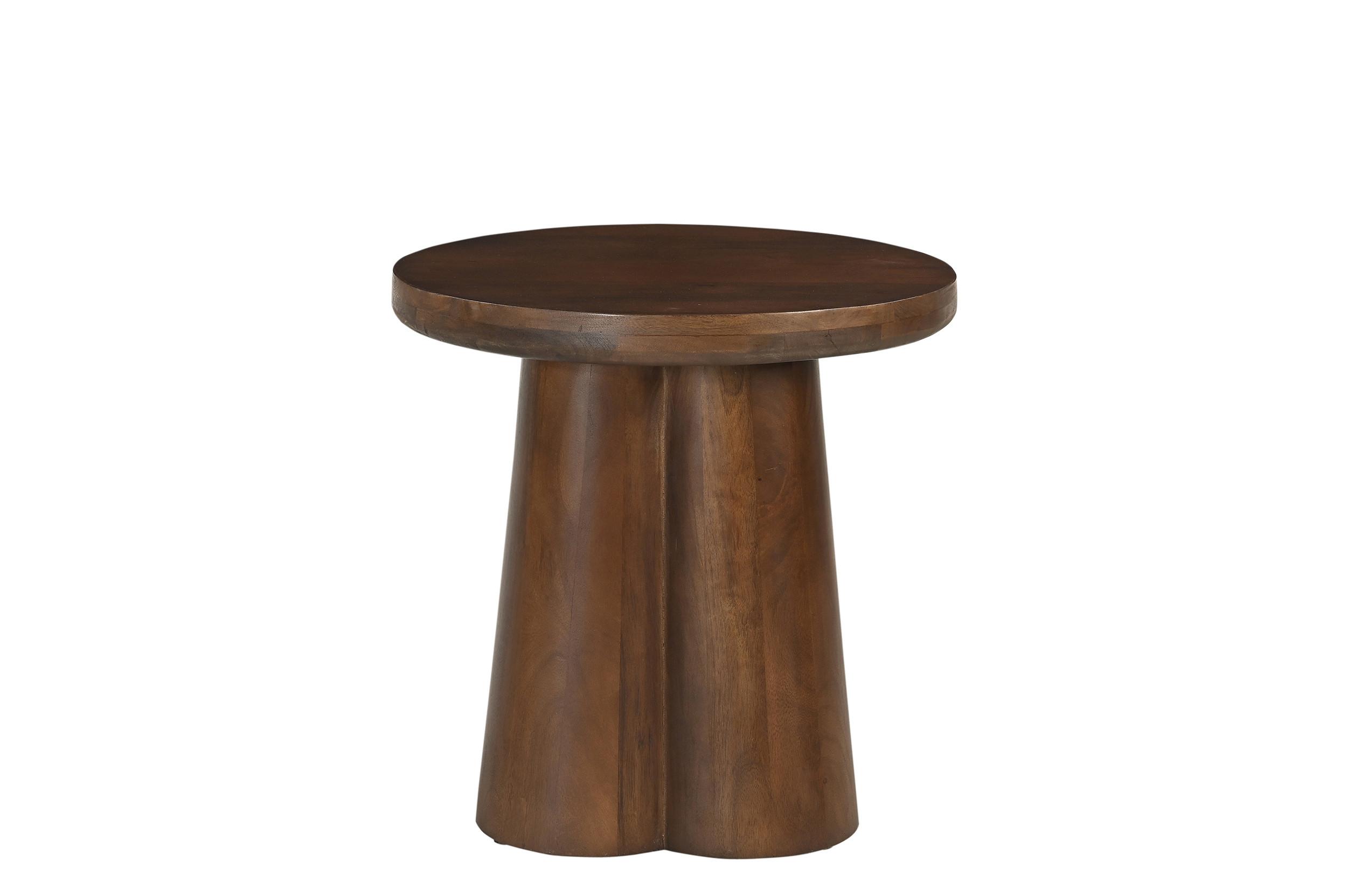 BEISTELLTISCH Mangoholz B: 50cm - Braun, Design, Holz (50/50/48cm) - MID.YOU