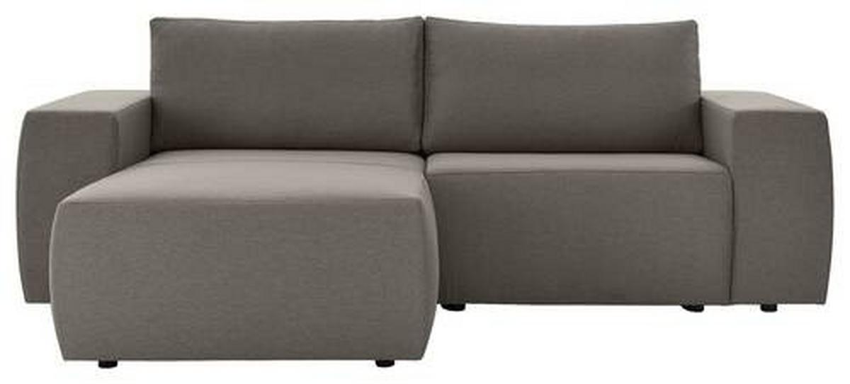Ecksofa Looks Ii Grau Webstoff - Schwarz/Grau, Design, Textil (160/242cm) - LOOKS by W.Joop