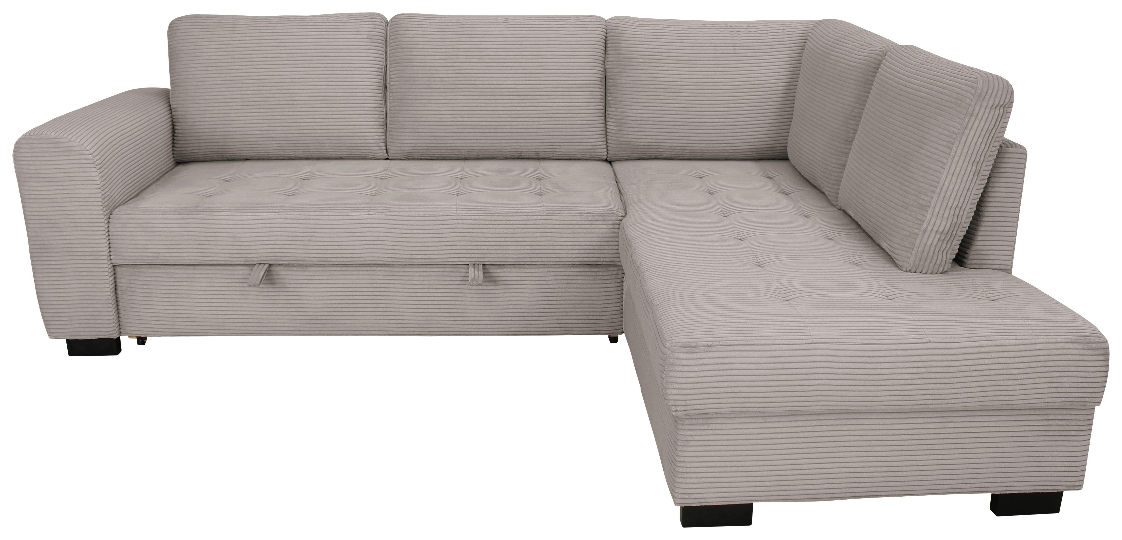 Ecksofa John Graubraun  S: 239x178 cm