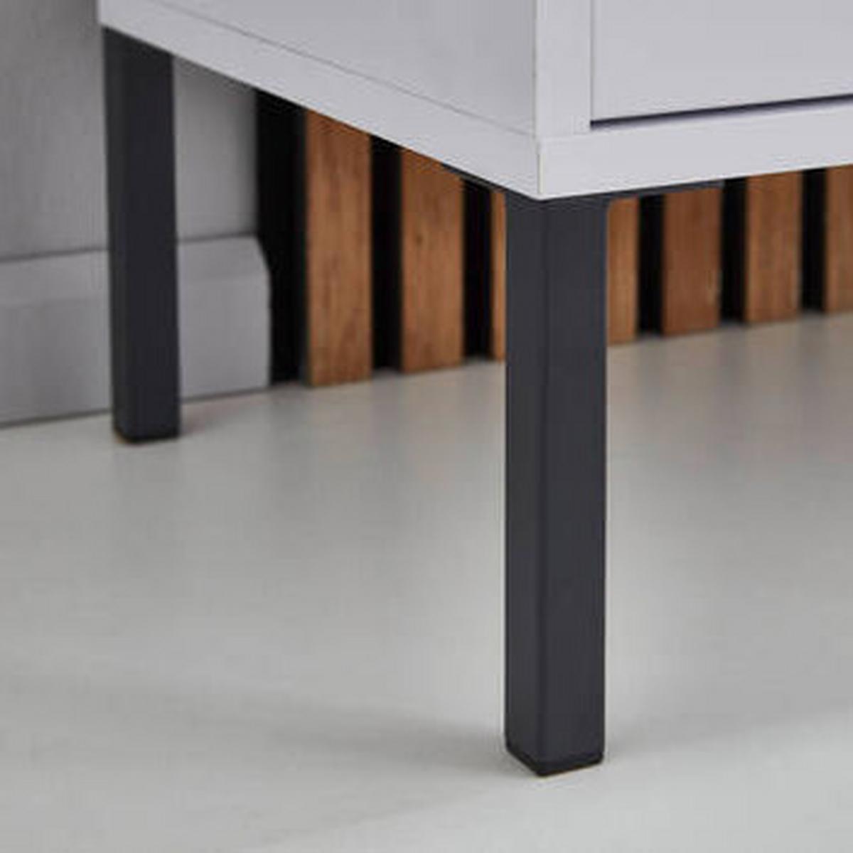 Sideboard Mailand 2 B: 158 cm Petrol - Anthrazit/Petrol, MODERN, Holzwerkstoff (158/86/33cm) - MID.YOU
