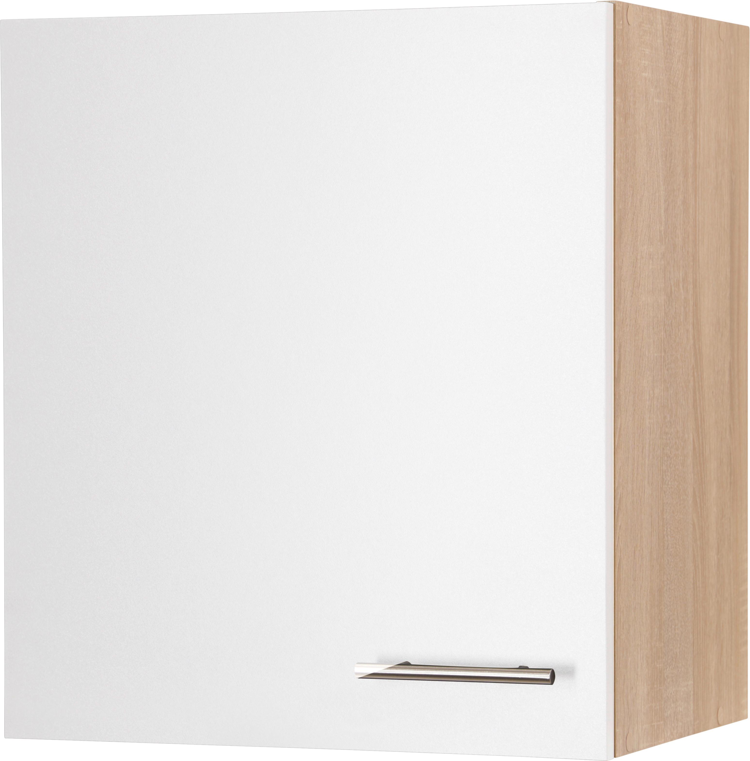 Küchenoberschrank Merle Weiß, Eiche Dekor B:50cm - Eichefarben/Weiß, Basics, Holzwerkstoff (50/56,1/34,6cm) - Respekta