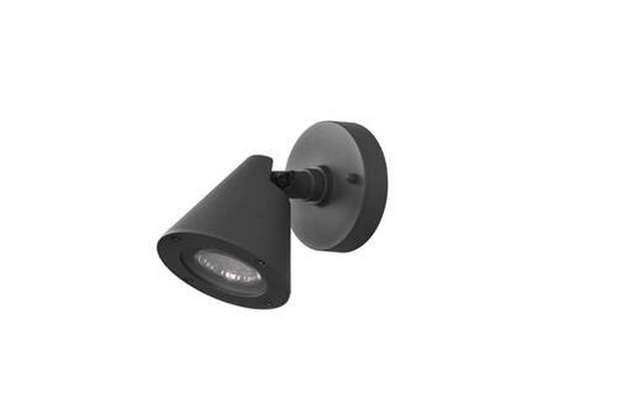 Außenwandleuchte Kaveri 5w Metall, Wandmontage - Anthrazit, Basics, Metall (14,0/10,0/16,0cm) - Trio Leuchten