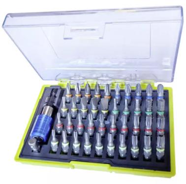 Bitset Blake 42-tlg. Mit Kunststoff-Koffer + Adapter - Grün, Basics, Kunststoff/Metall (13,6/3,7/9,8cm) - Homezone