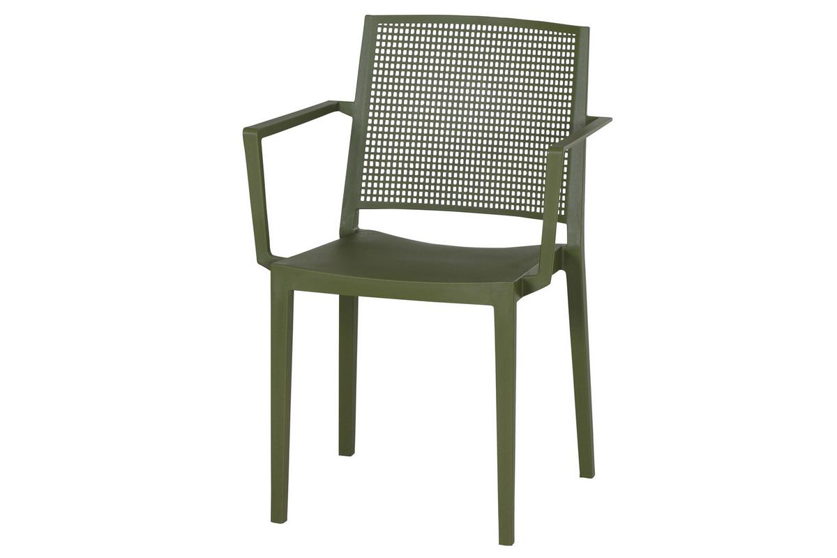 Stapelstuhl T20122 - Grün, Basics, Kunststoff (46/80/56cm) - Siena Garden