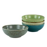 Schüssel Keramik Multicolor Nc Smoothiebowl 4tlg D: 16,5cm - Multicolor, KONVENTIONELL, Keramik (16,5/5,5cm) - Creatable