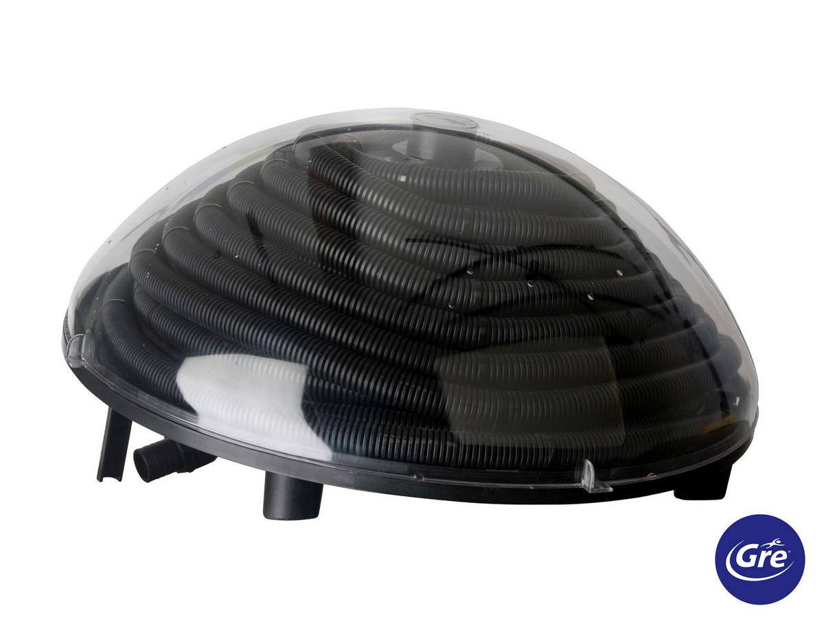 Poolheizung Solarheizung - Schwarz, KONVENTIONELL, Kunststoff (57/25cm) - Gre