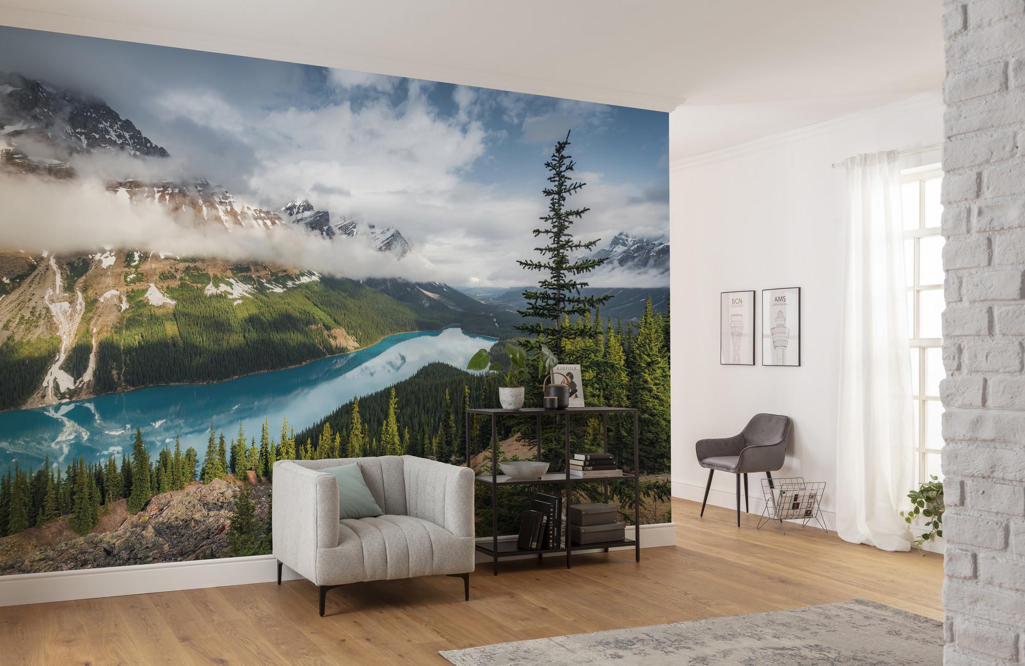 Fototapete Wonderland Canada - Multicolor, Trend, Textil (450/280cm)
