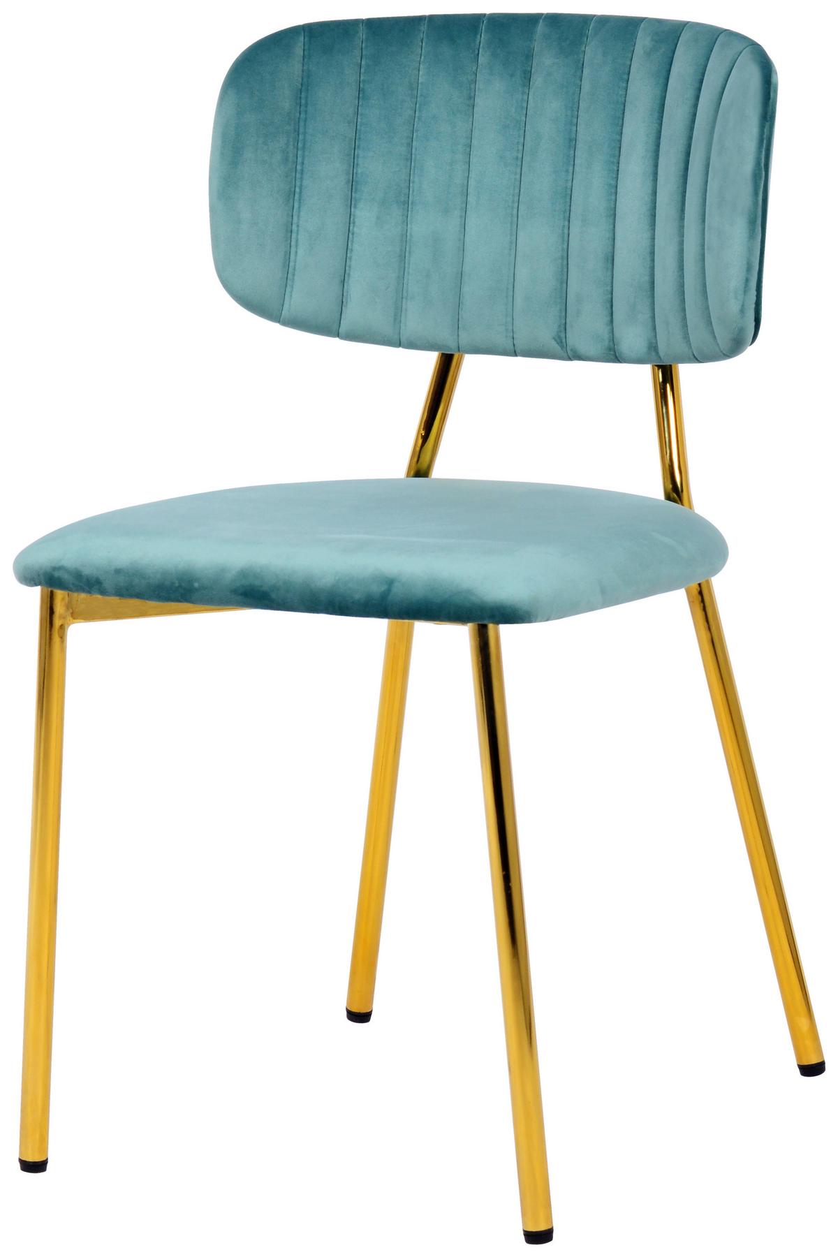 SADA STOLIČIEK GISELLE 125 - zlatá/zelená, Design, kov/plast (47/80/51cm) - Kayoom