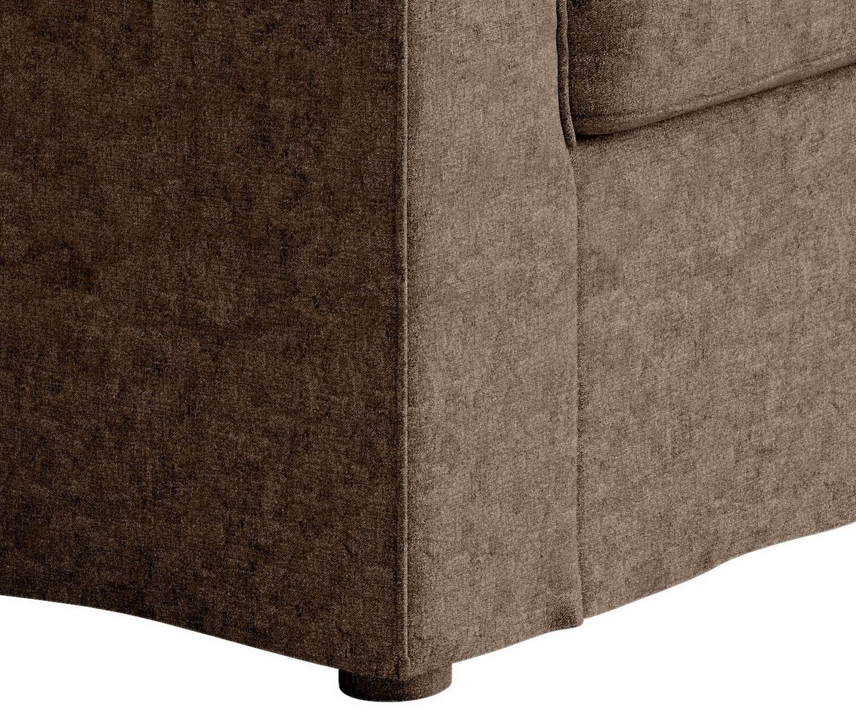 Sessel Madonna Dunkelbraun B: 88 Cm - Edelstahlfarben/Dunkelbraun, Design, Textil (88/105/90cm) - Livetastic