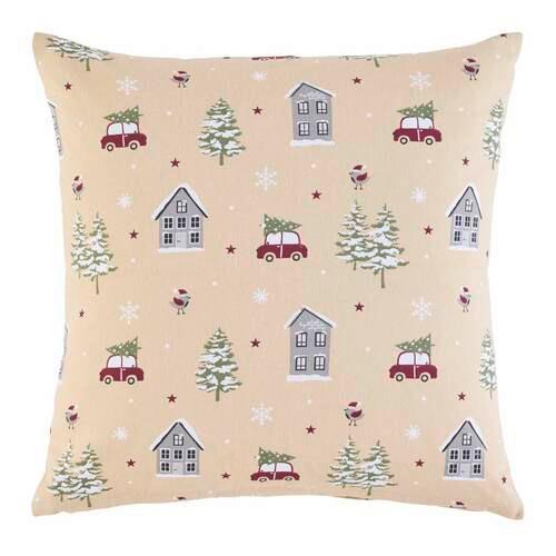 DEKORAČNÝ VANKÚŠ HOME, ca. 45x45cm - béžová, Konventionell, textil (45/45cm) - Mömax