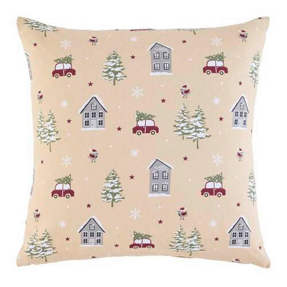 DEKORAČNÍ POLŠTÁŘ HOME, ca. 45x45cm - béžová, Konvenční, textil (45/45cm) - Mömax