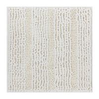 Koupelnová předložka Uwe, 50/50cm, bílá - bílá, textil (50/50cm) - Modern Living