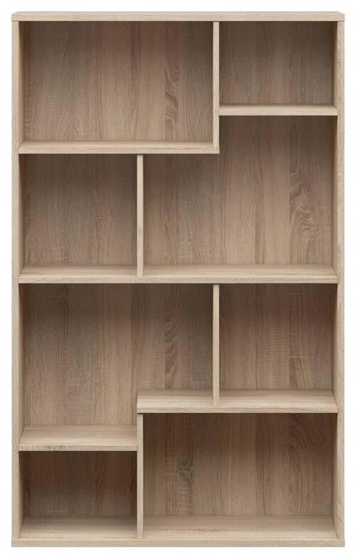 Regal Tetrix Bookshelf - Sonoma Eiche, Design, Holzwerkstoff (87,5/140/33,5cm)