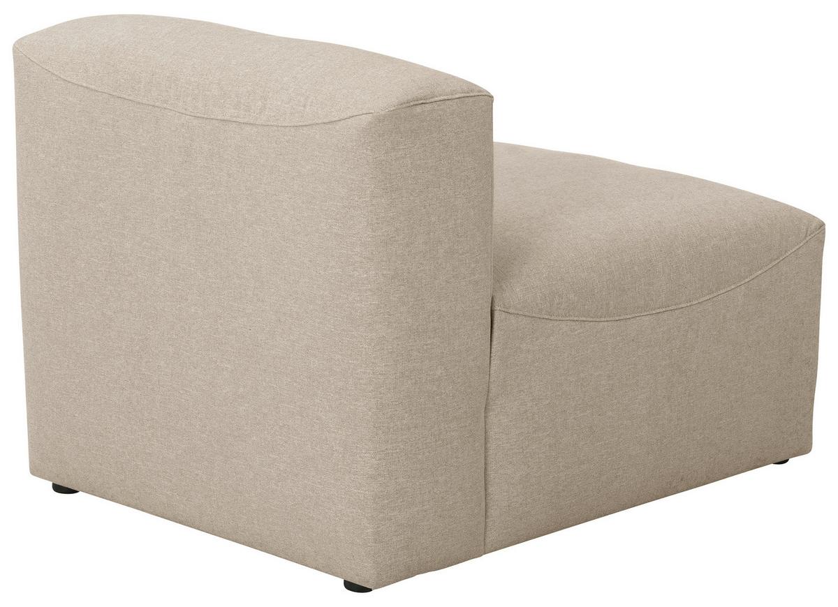 Sofaelement Lena Creme Flachgewebe - Creme, Design, Textil (75/73/100cm) - Max Winzer