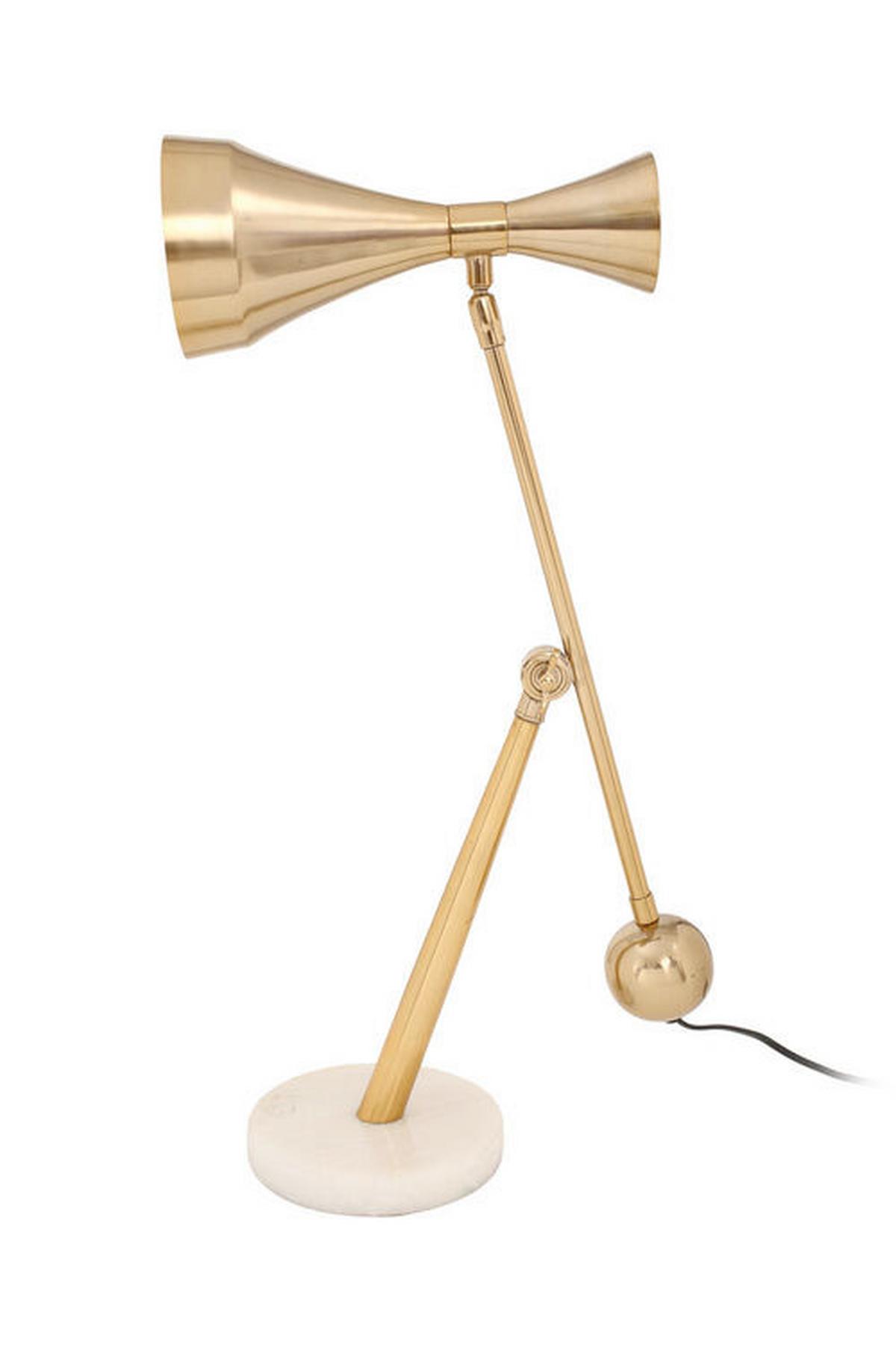 Tischlampe Cosima Goldfarben - Trend (16/65cm) - Kayoom