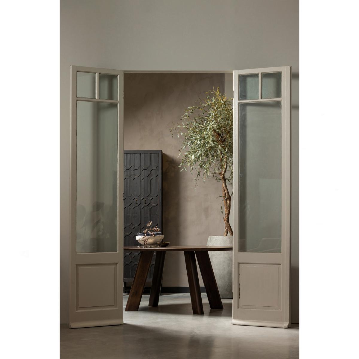 ESSTISCH Roundly Walnussfarben L: 160cm - Walnussfarben, MODERN, Holz (160/110/76cm) - Livetastic