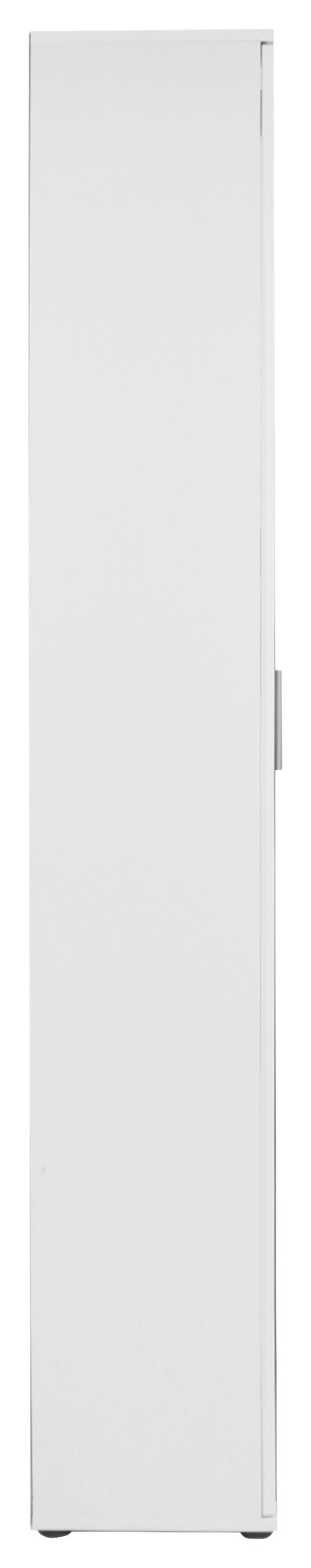Garderobenschrank Jakob B:49cm Weiß - Weiß/Eiche Artisan, MODERN, Holzwerkstoff (49/196/30cm) - MID.YOU