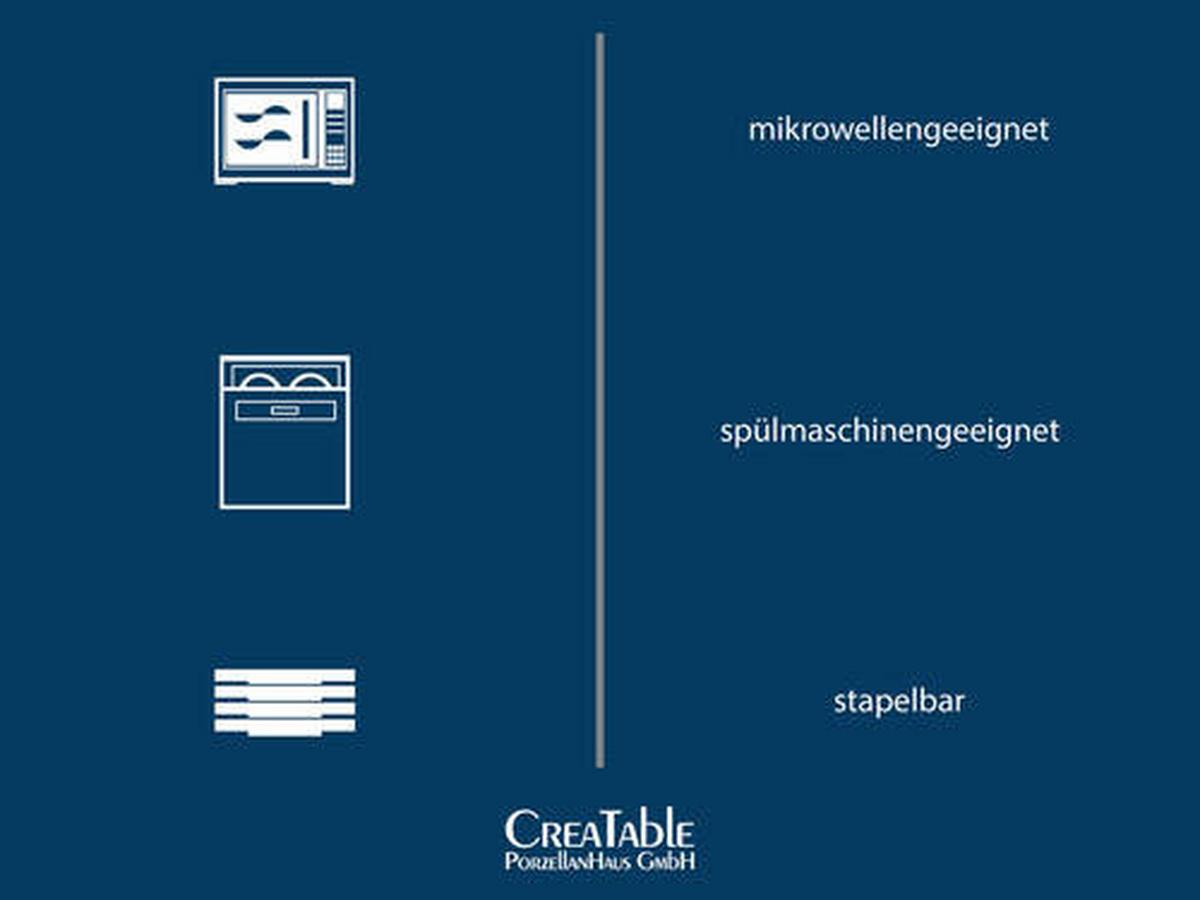 Müslischalenset 21553 Nordic Fjord Blue - Hellblau, Trend, Keramik - Creatable