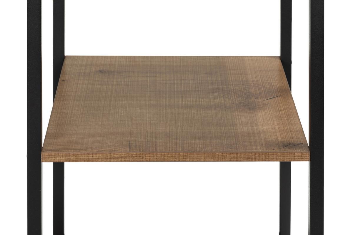 GARDEROBENSTÄNDER Naturfarben/Schwarz B: 100cm - Schwarz/Naturfarben, MODERN, Holzwerkstoff/Metall (100/165/36cm) - P & B