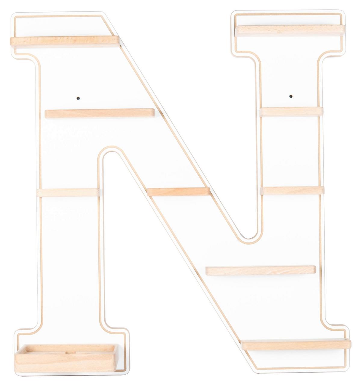 Kinderregal Boarti Weiß B: 50 cm - Weiß, MODERN, Holzwerkstoff (50/54/19cm) - Livetastic