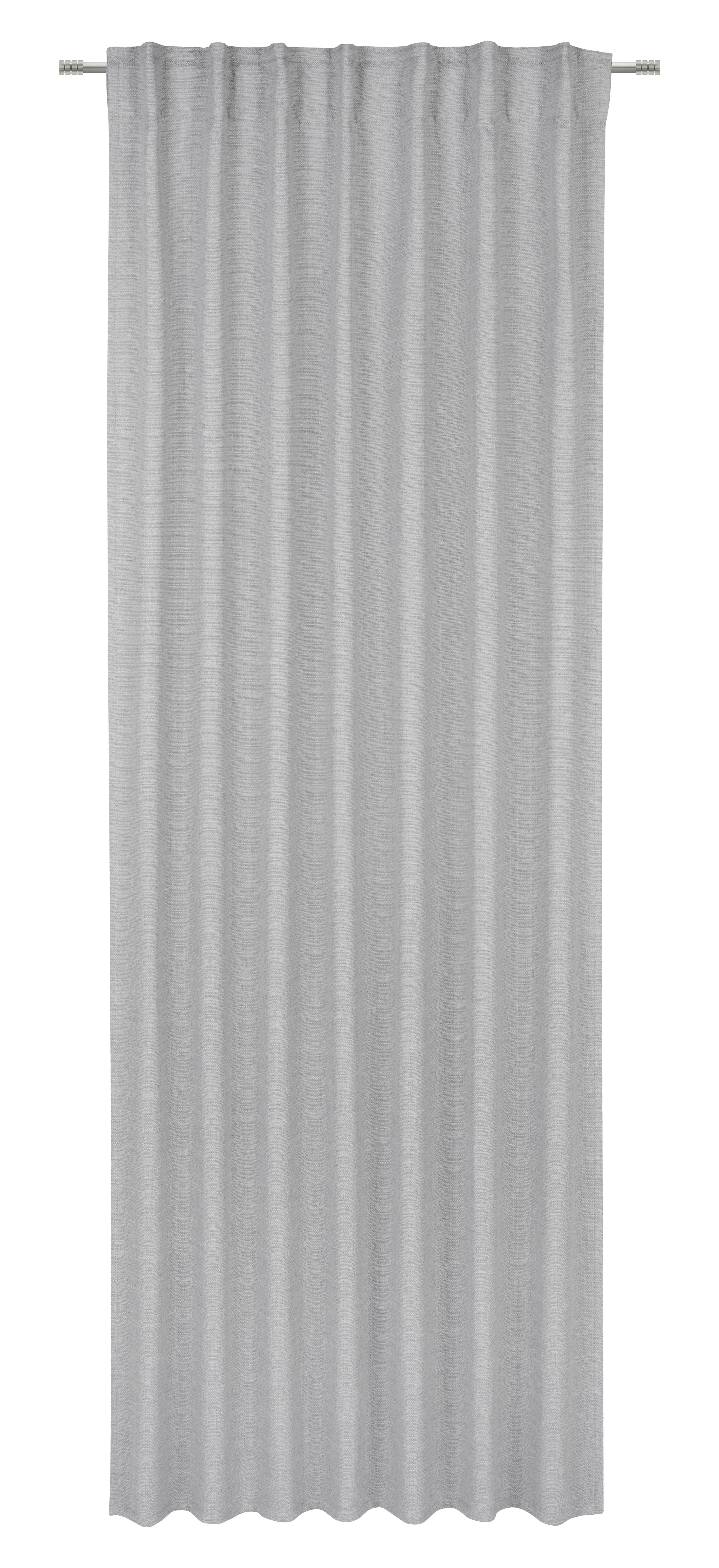 Termoizolační závěs Alfi, 135/255cm, světle šedá - světle šedá, Konvenční, textil (135/255cm) - Modern Living