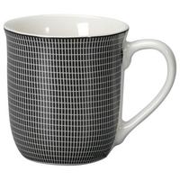 Hrnček na kávu SHIVA - čierna/biela, Lifestyle, keramika (8,4/9,2cm) - Mömax
