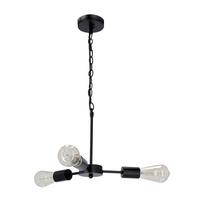 PENDELLEUCHTE 33-09371 SPARTA - Schwarz, Design, Metall (36/36/105cm)