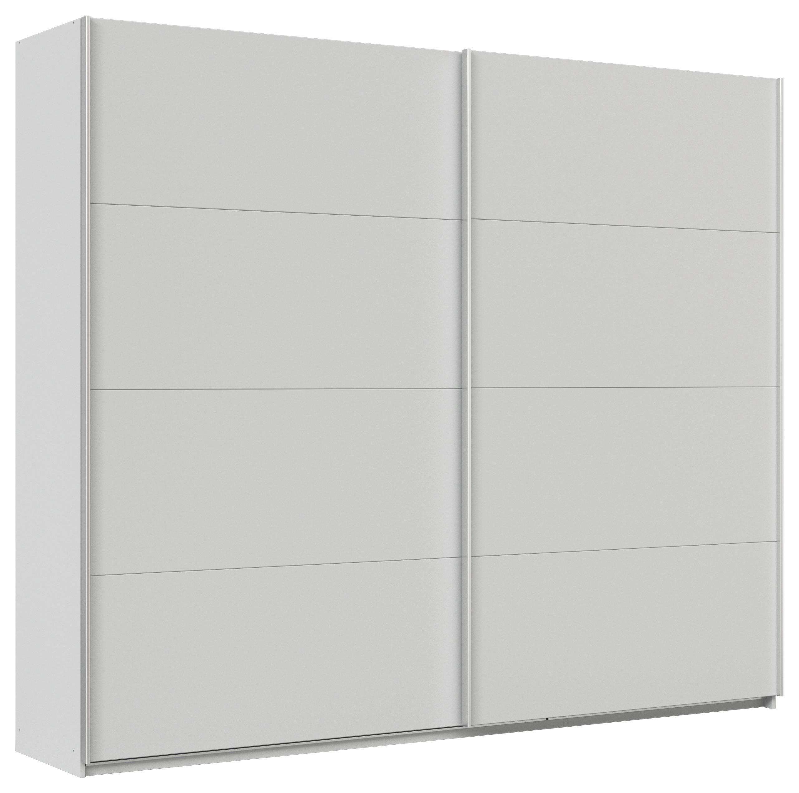 Schwebetürenschrank Feldkirch 271 Maxihöhe - Hellgrau, MODERN, Holzwerkstoff (271/229/62cm)