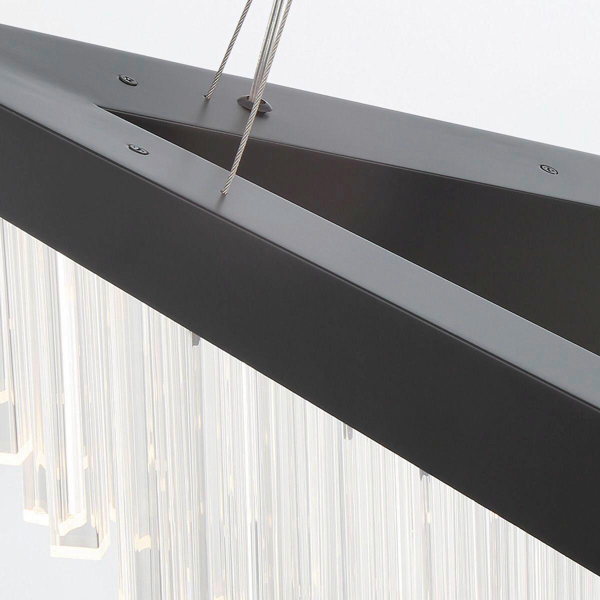 Csillár Qn-Vivien-P-L-Bk - fekete, Design, műanyag/fém (81/119,4cm) - Elstead Lighting
