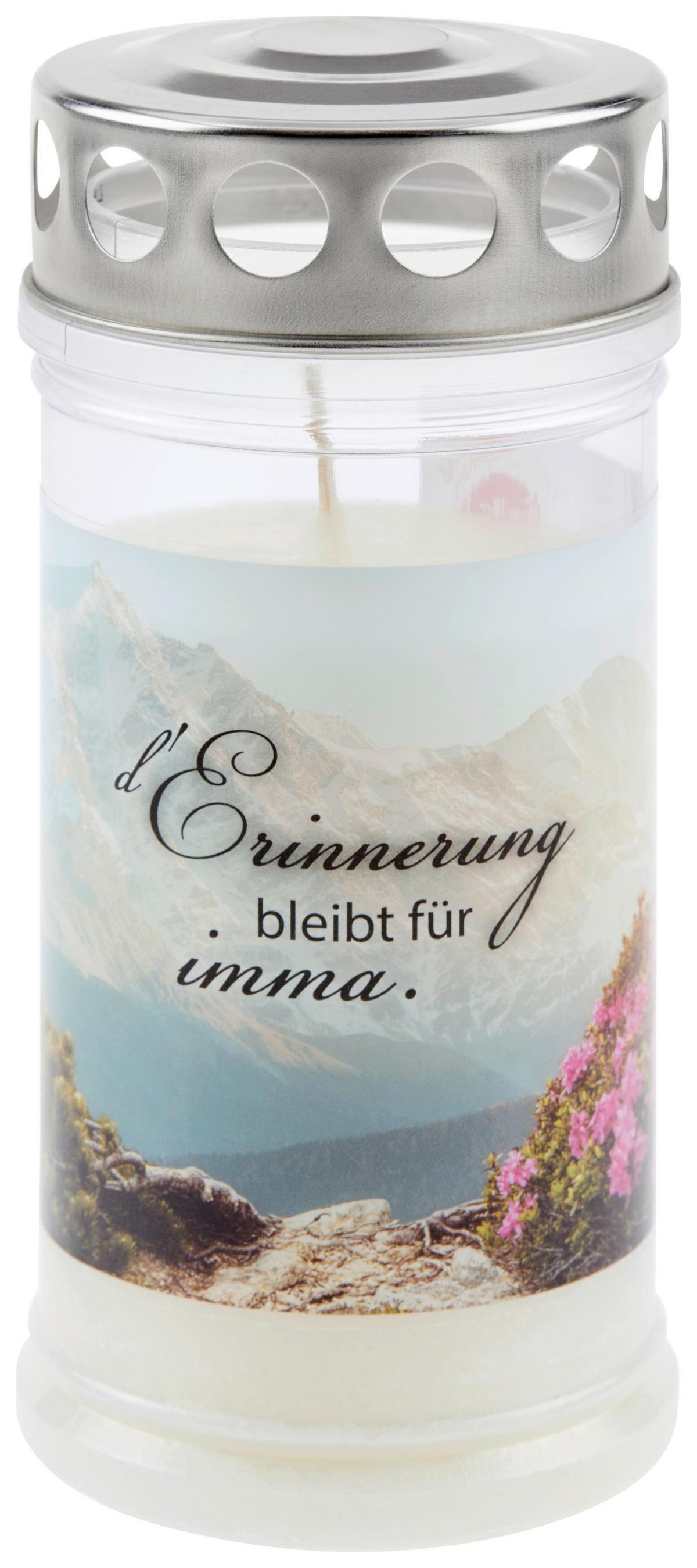 Grablicht Multicolor Dxh: 8,5/17 Cm - Multicolor/Weiß, KONVENTIONELL (17cm)