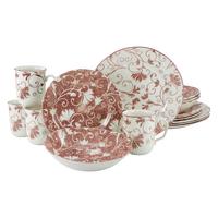 Kombiservice Steingut 4 Personen Geschirr Set - Multicolor, Keramik (44/27/40cm) - Creatable