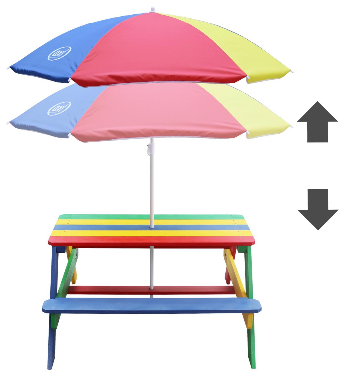 Kinder-gartenset A031.003.08 - Multicolor, KONVENTIONELL, Holz (97,7/48,7/95cm) - Ambia Garden
