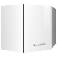 Eckoberschrank Mailand Weiß B: 60 cm - Weiß Hochglanz/Weiß, MODERN, Holzwerkstoff (60/57/60cm) - Held