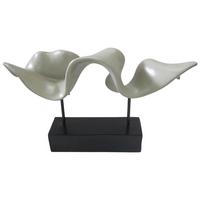 Skulptur Justine - Schwarz/Braun, KONVENTIONELL, Kunststoff (32/8,5/18cm) - Luca Bessoni