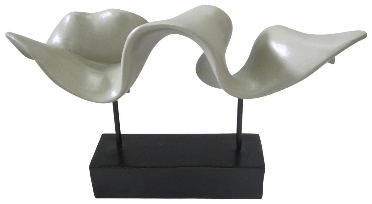 Skulptur Justine - Schwarz/Braun, KONVENTIONELL, Kunststoff (32/8,5/18cm) - Luca Bessoni