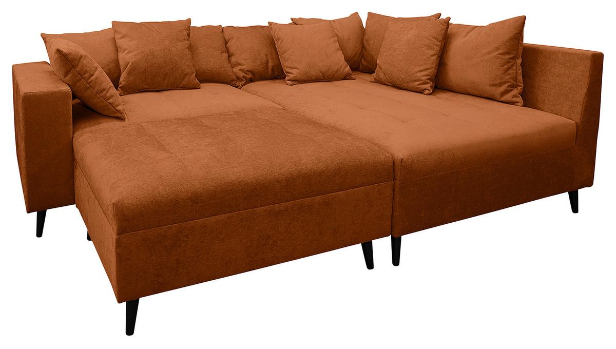 Pruno, Grau S: Rostfarben S: 247x174 Cm - Rostfarben/Schwarz, Design, Textil (247/174cm) - MID.YOU