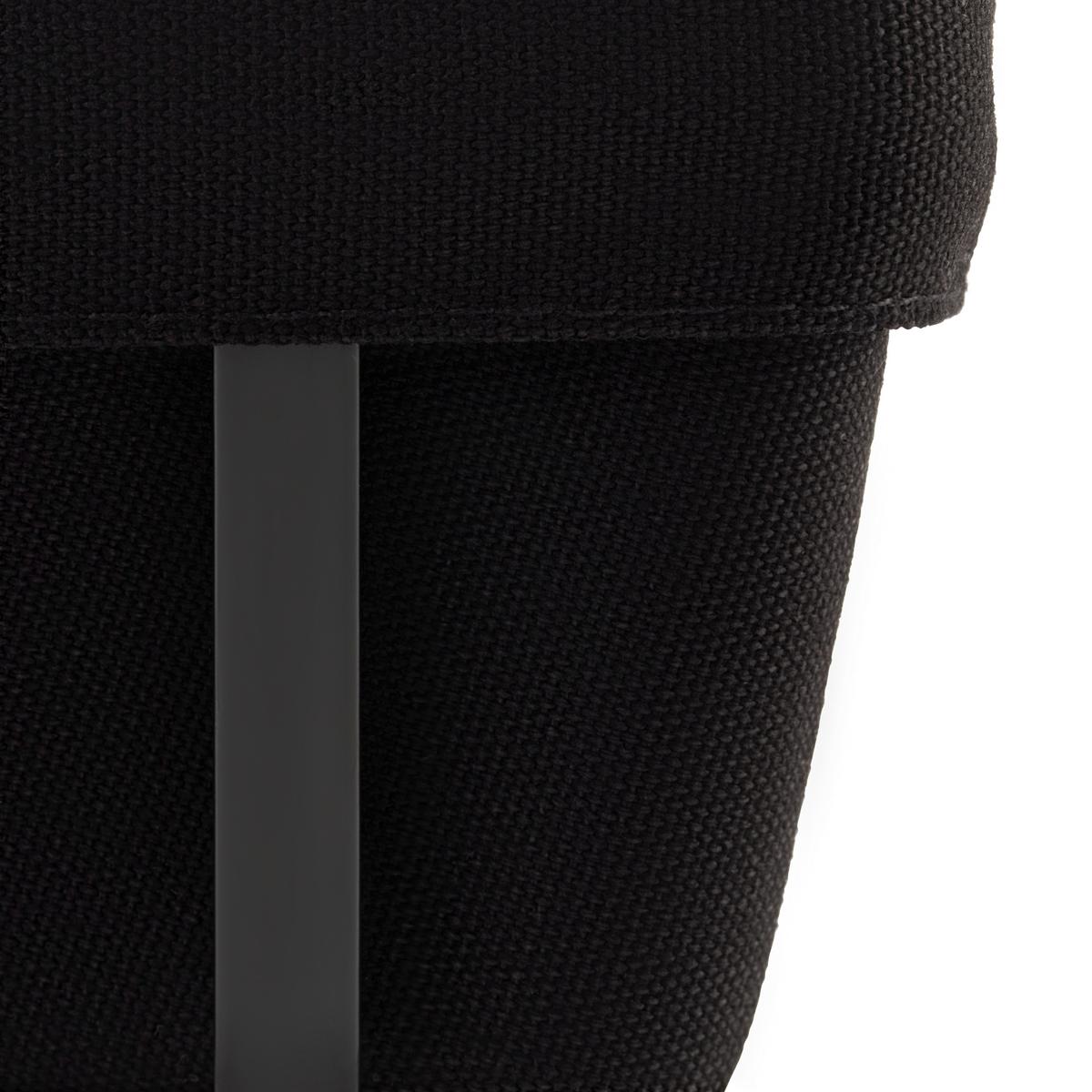 Košík na chléb MICHI MICHI - černá, Moderní, kov/textil (22/22/9cm) - Mömax