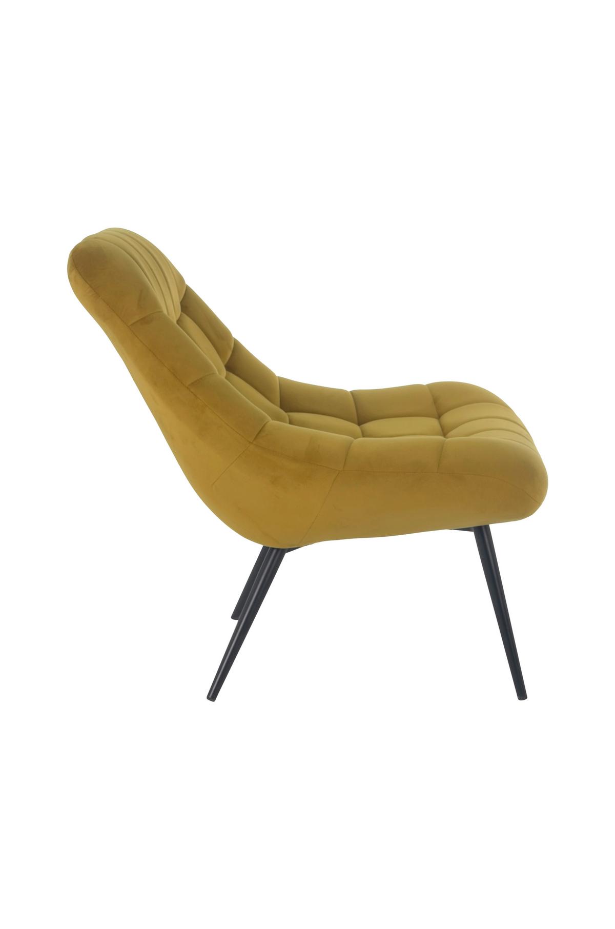 Xxl-sessel Gelb, Schwarz B: 76 Cm - Gelb/Schwarz, MODERN, Textil (76/85,6/85,6cm) - Livetastic