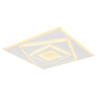 Led-deckenleuchte 48539-24 - Opal/Weiß, Design, Kunststoff/Metall (40/40/5,4cm) - Globo
