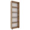 Regal Bulas Honigeiche Dekor B: 56cm - Honigeiche/Schwarz, Basics, Holzwerkstoff (56/169/20cm) - MID.YOU