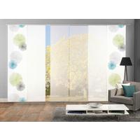 Flächenvorhang 6-Tlg. Rawlins B: 60 cm, Grün/Grau - Grün, Basics, Textil (60/245cm)