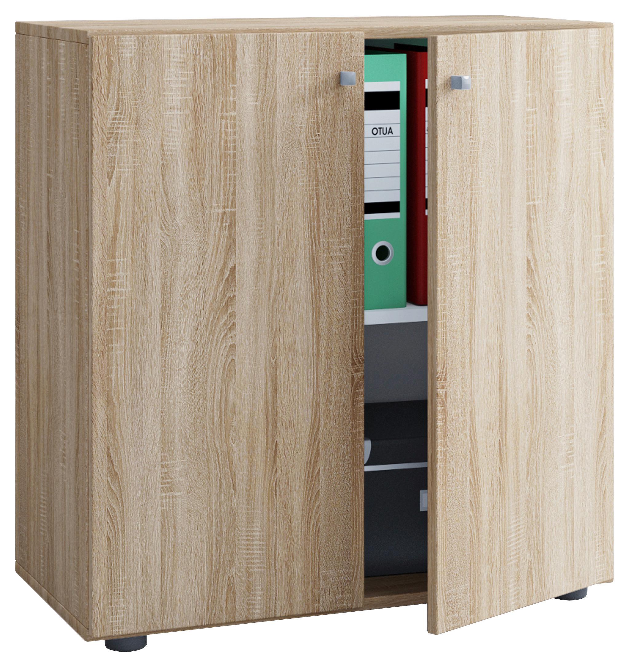 Aktenschrank Lona Sonoma Eiche Dekor B: 70 Cm - Sonoma Eiche, Basics, Holzwerkstoff (70/74/39cm) - MID.YOU