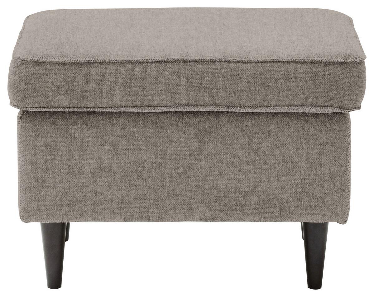 Hocker Oskar Sandfarben B: 63 Cm - Sandfarben/Schwarz, Basics, Textil (63/43/42cm) - MID.YOU